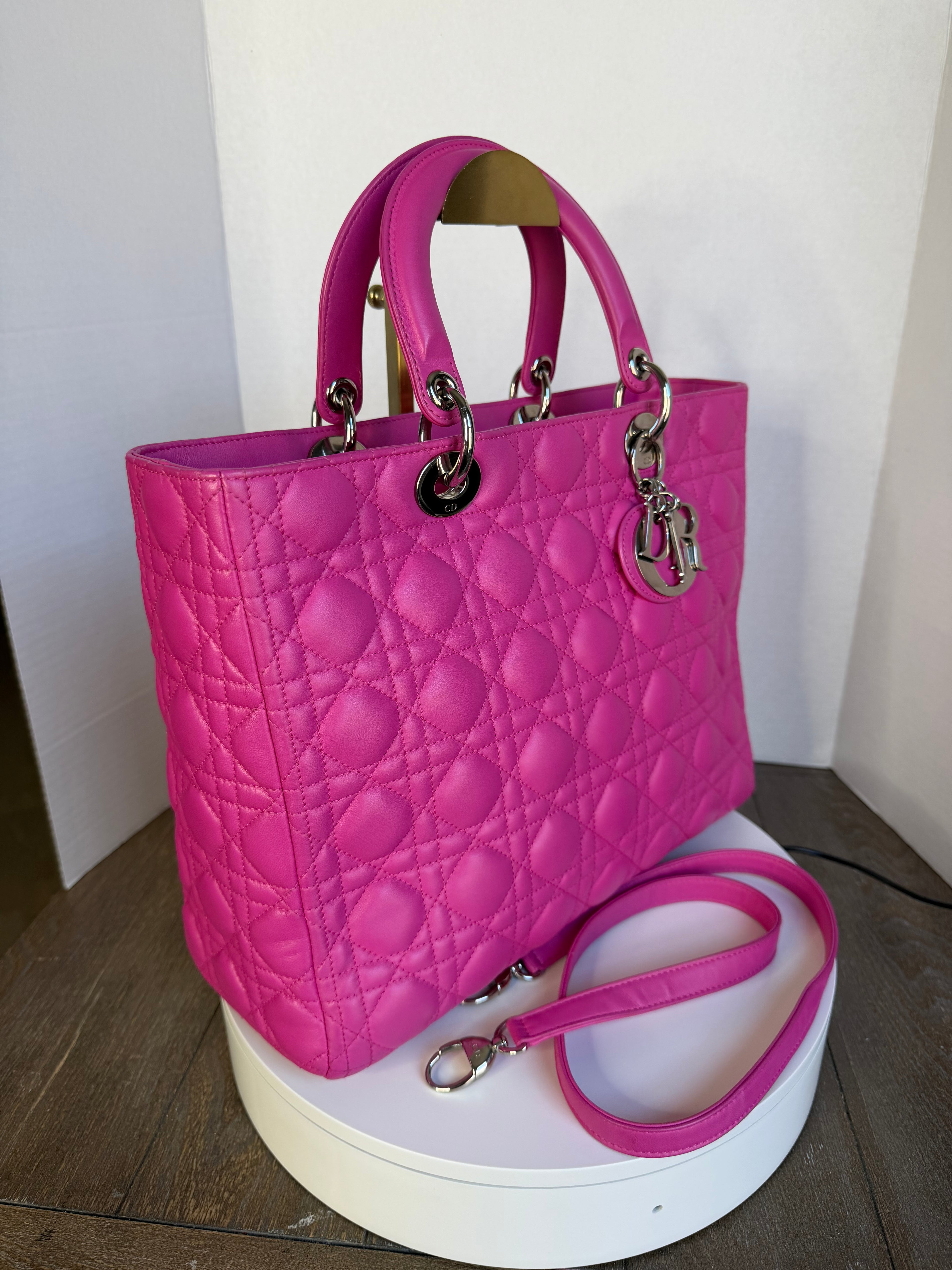 Last Dior Large in pink