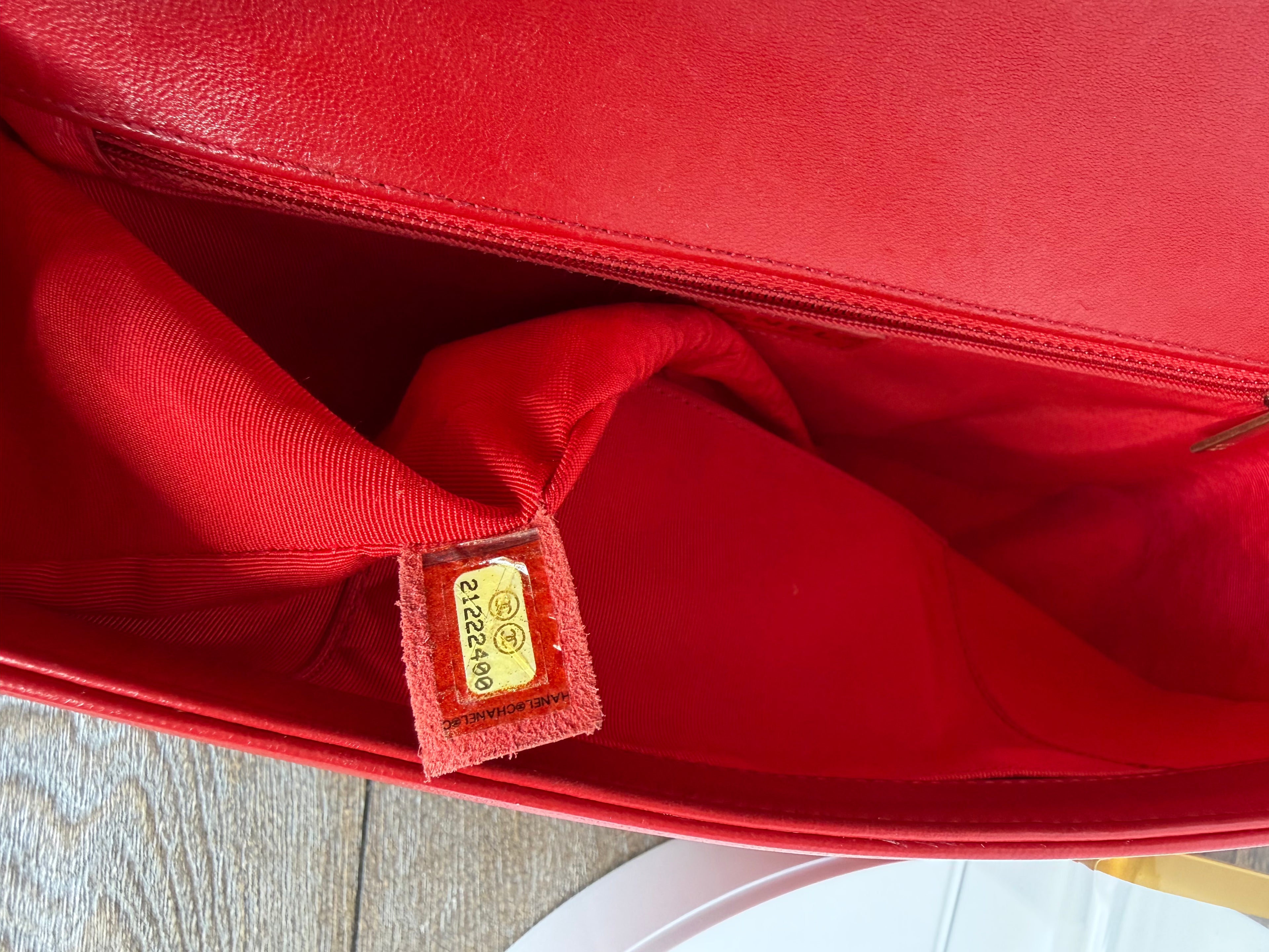 Chanel Medium Red Boy