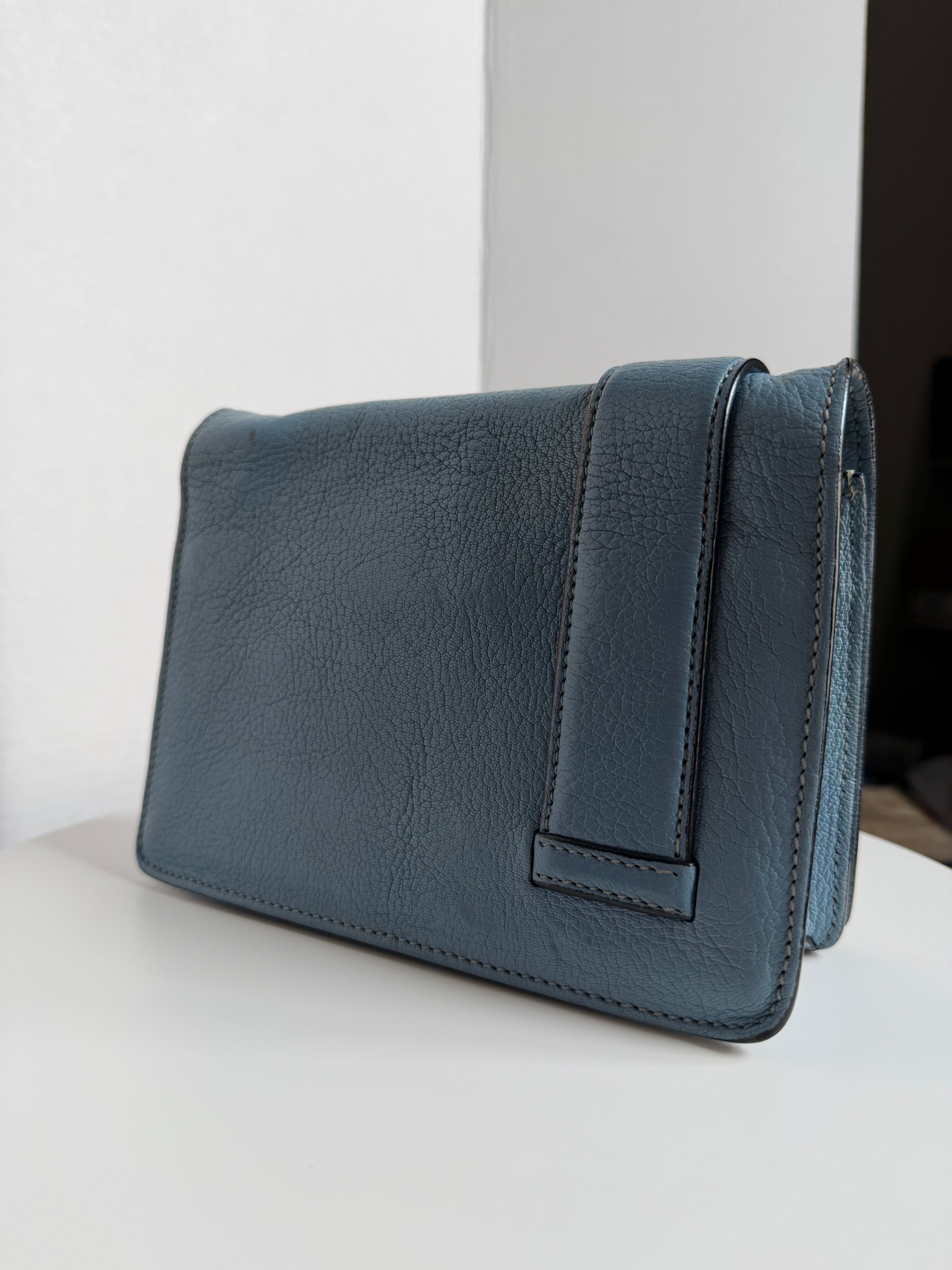 Miu Miu blue shoulder bag