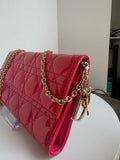 Lady Dior Wallet on Chain pattent