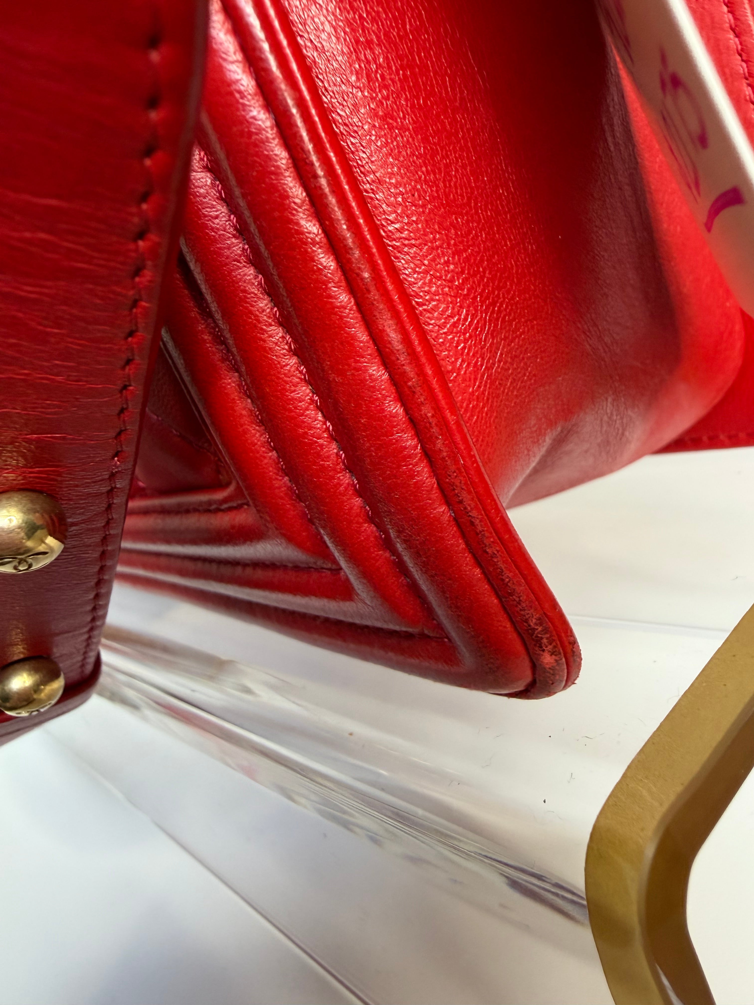 Chanel Medium Red Boy