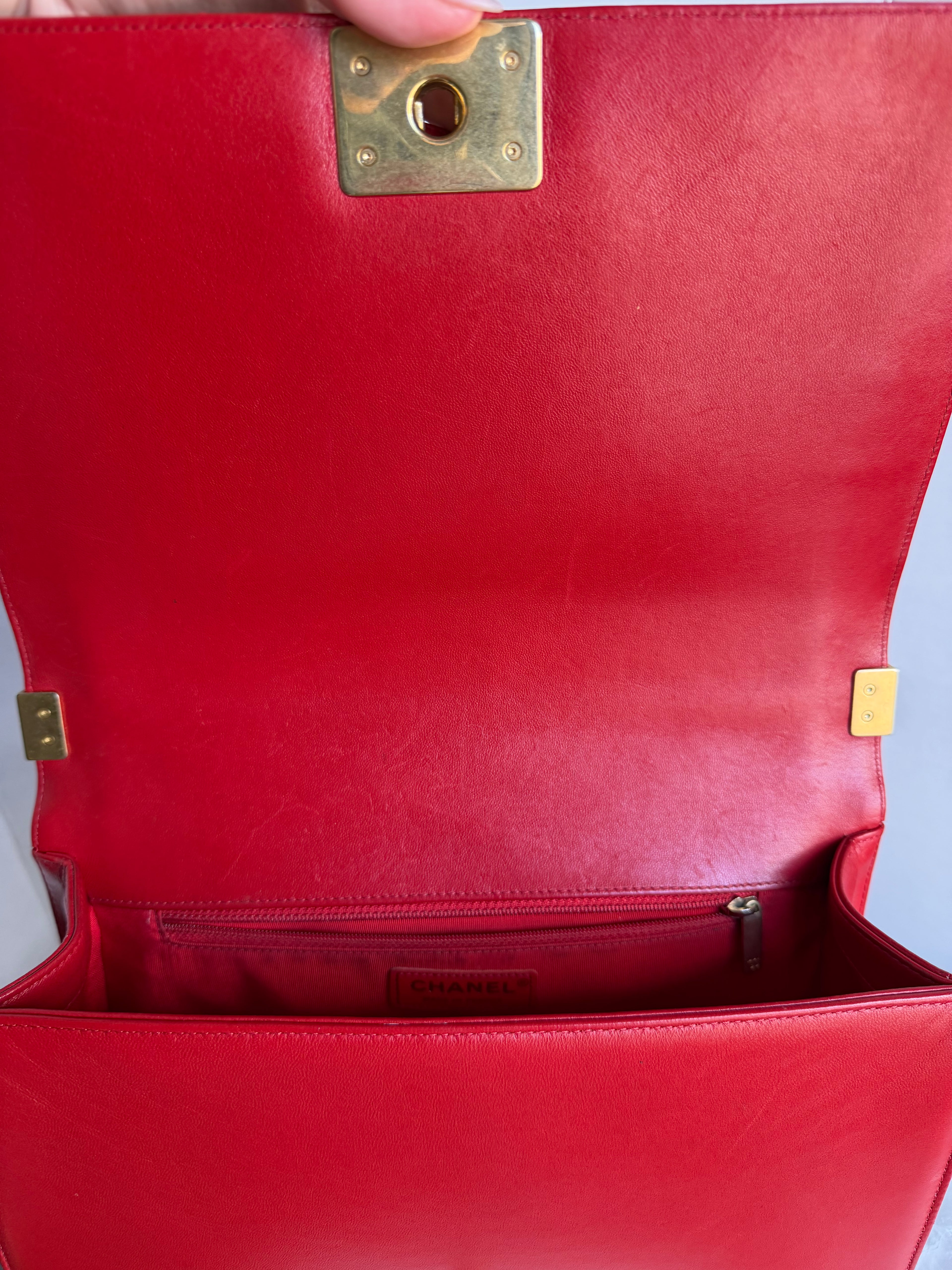 Chanel Medium Red Boy