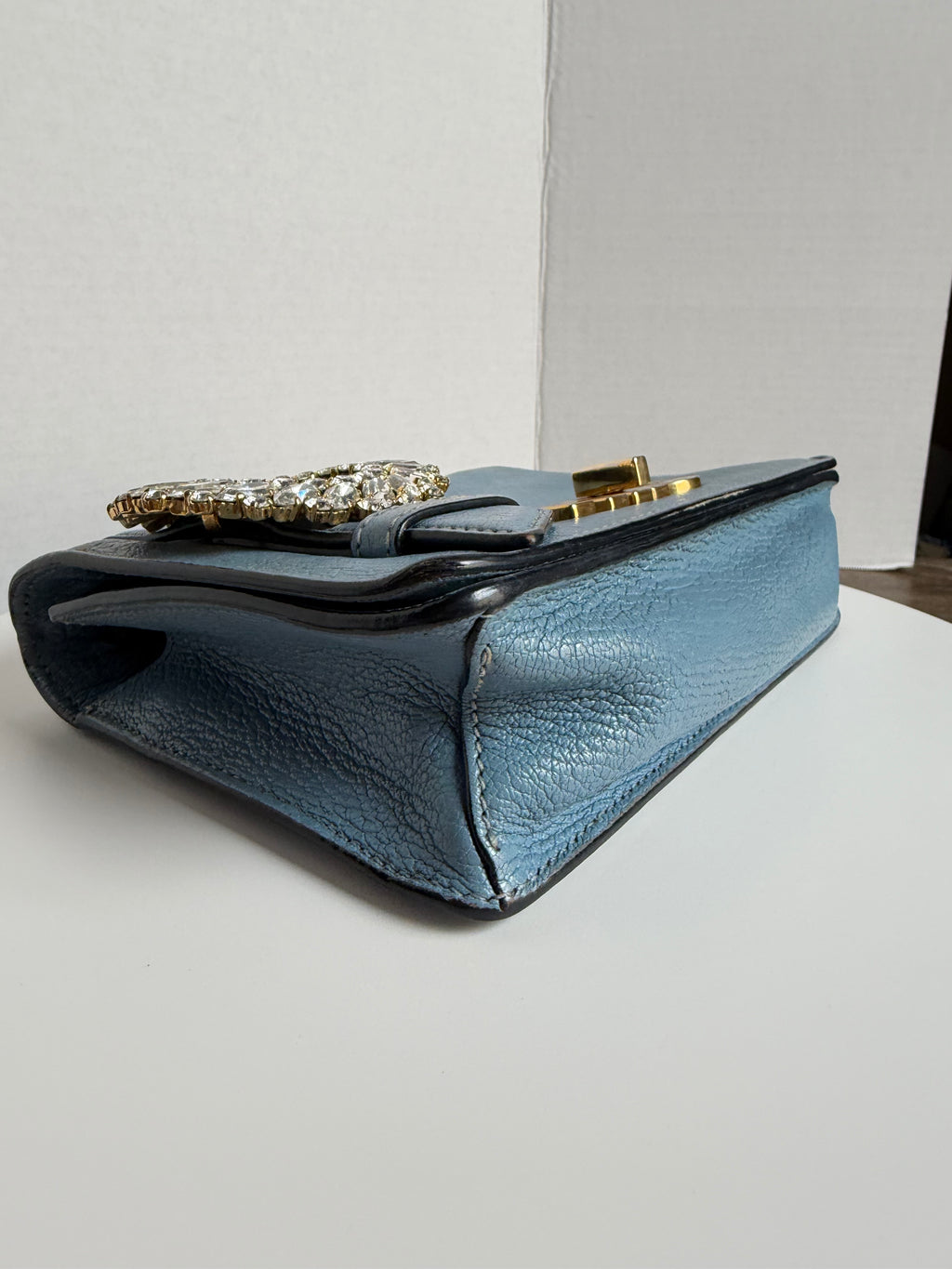 Miu Miu blue shoulder bag