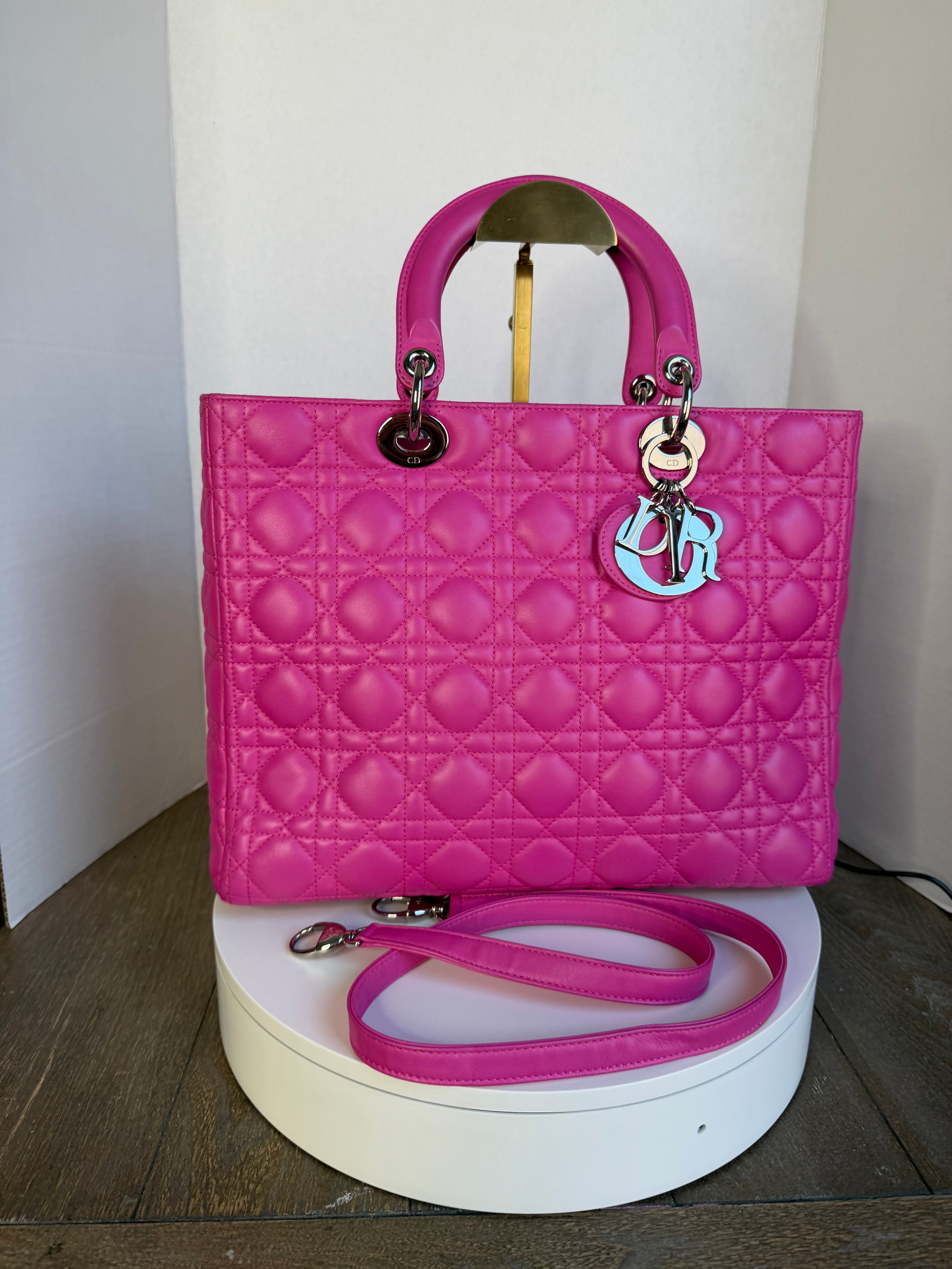Last Dior Large in pink