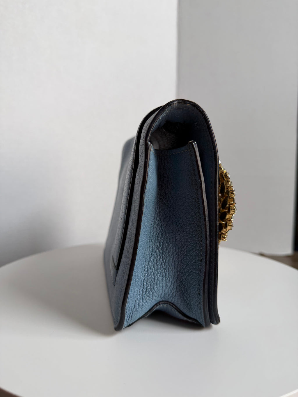 Miu Miu blue shoulder bag