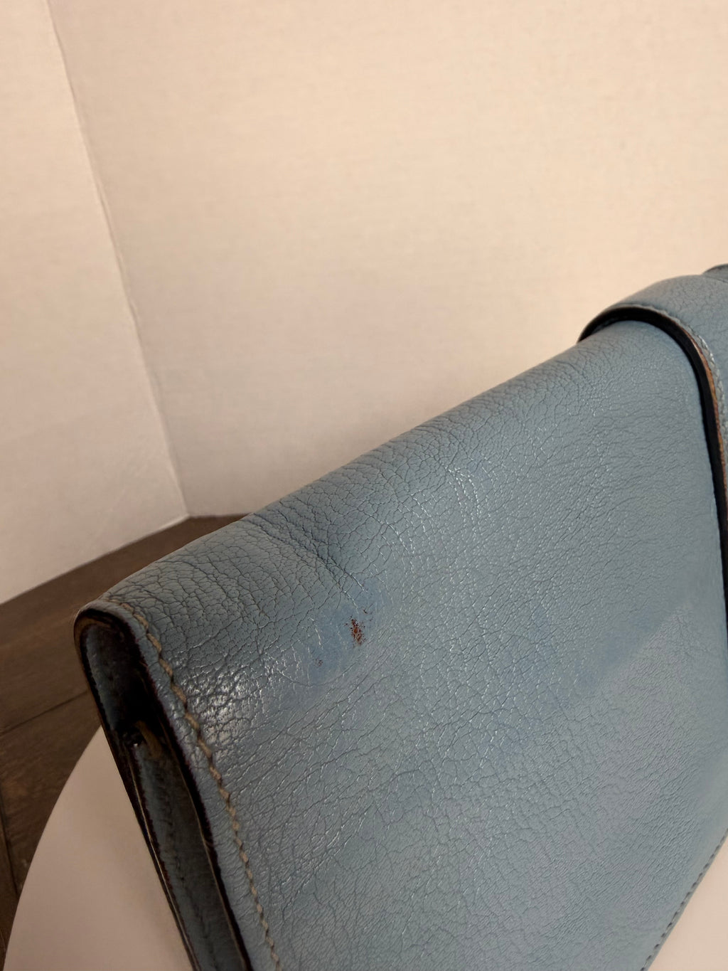 Miu Miu blue shoulder bag