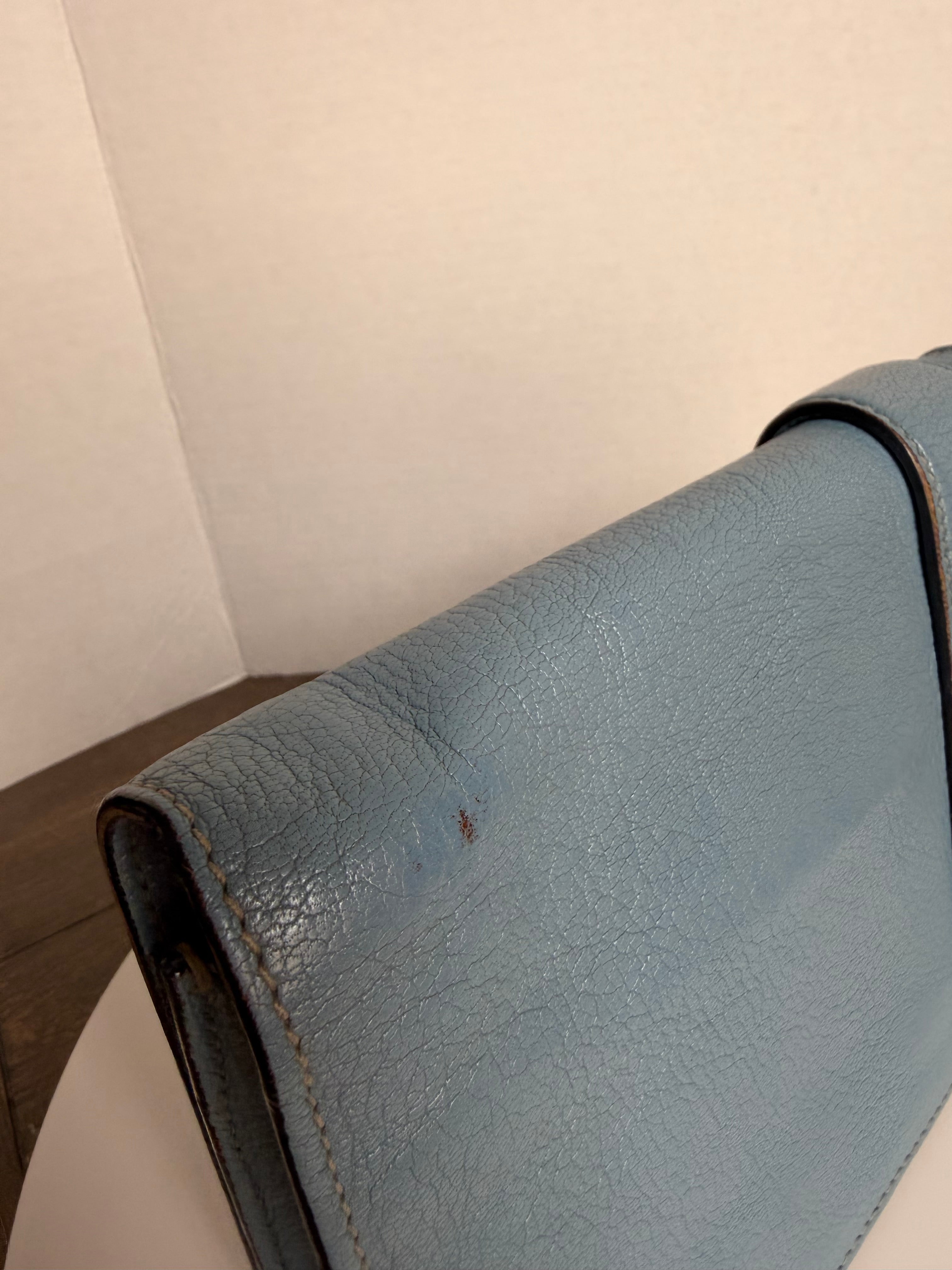 Miu Miu blue shoulder bag