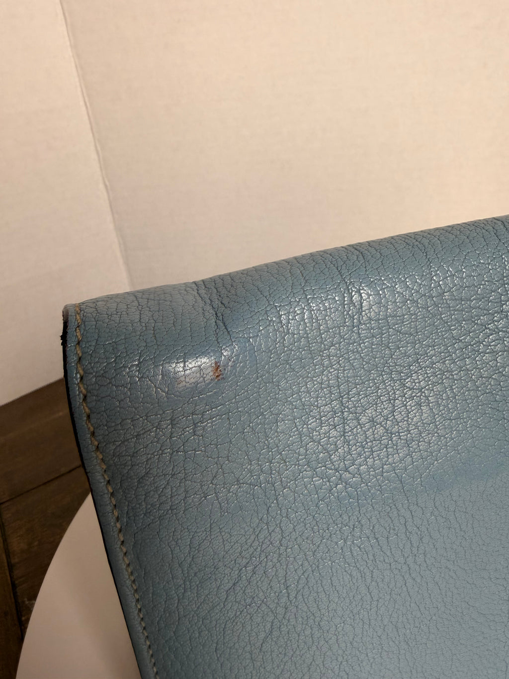 Miu Miu blue shoulder bag