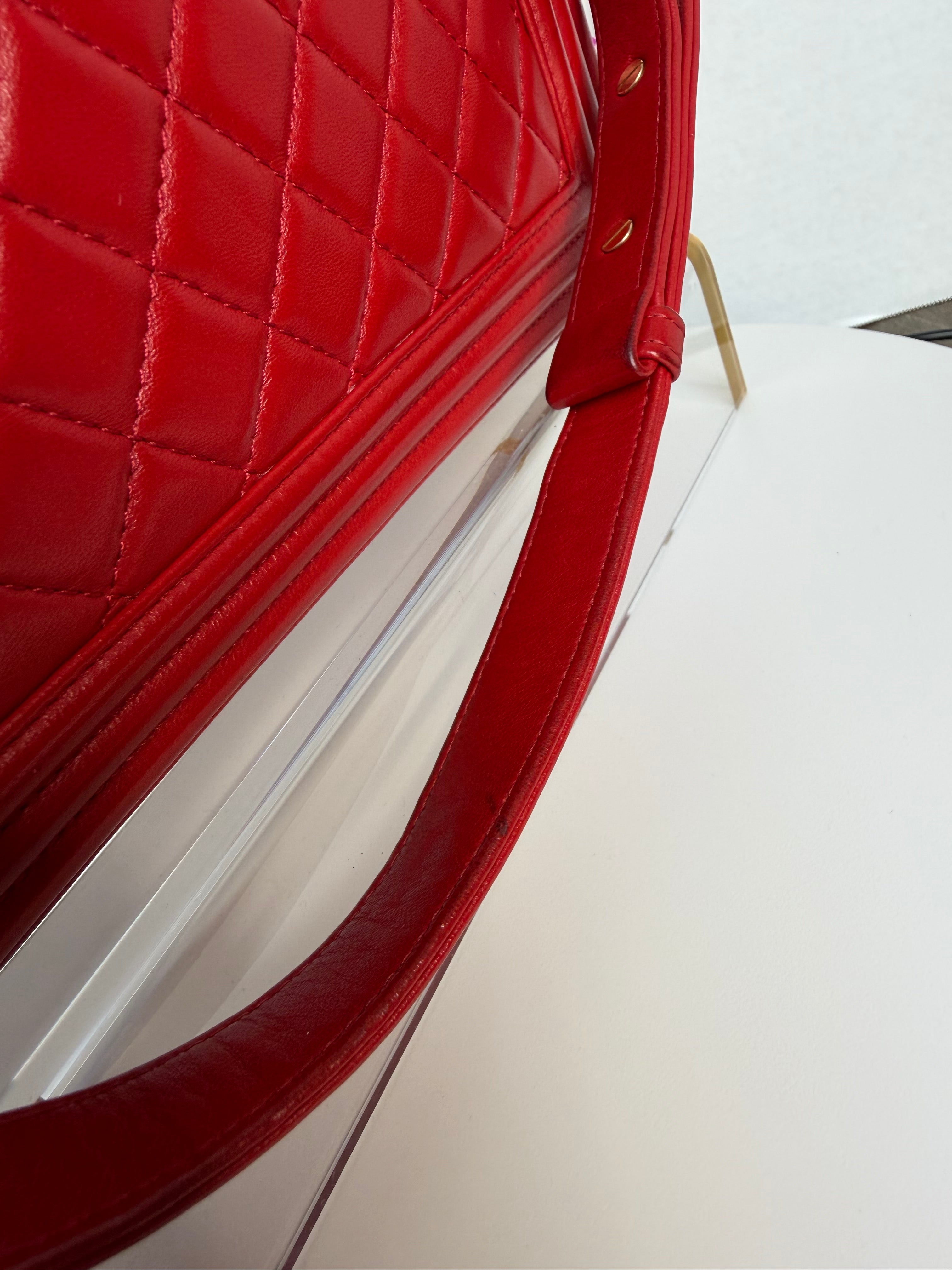 Chanel Medium Red Boy
