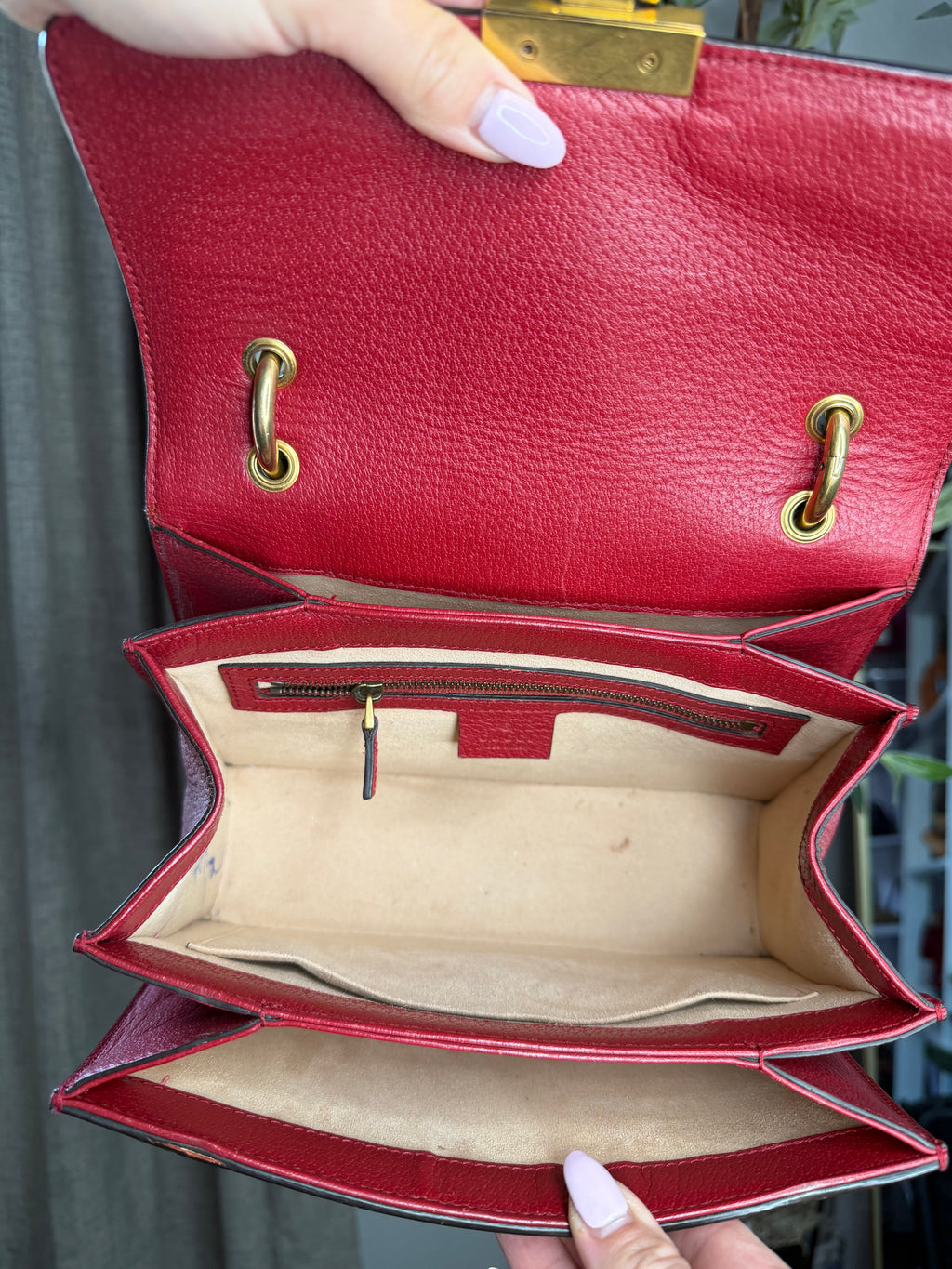 Gucci Bee Margaret Top Handle with long strap