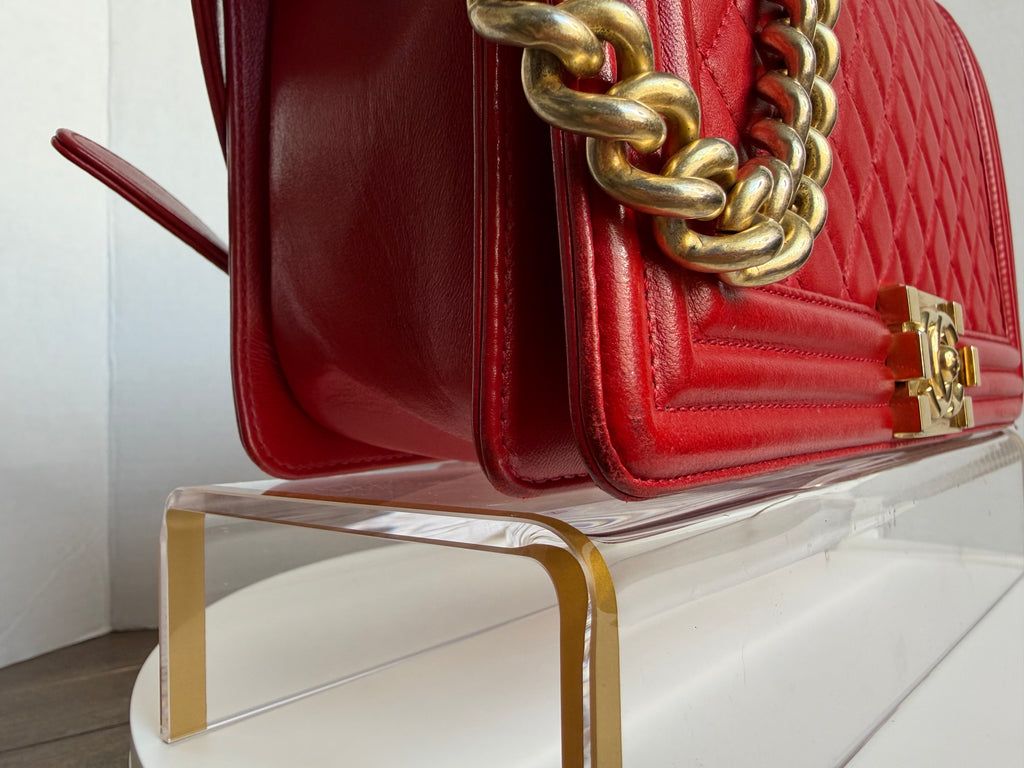 Chanel Medium Red Boy