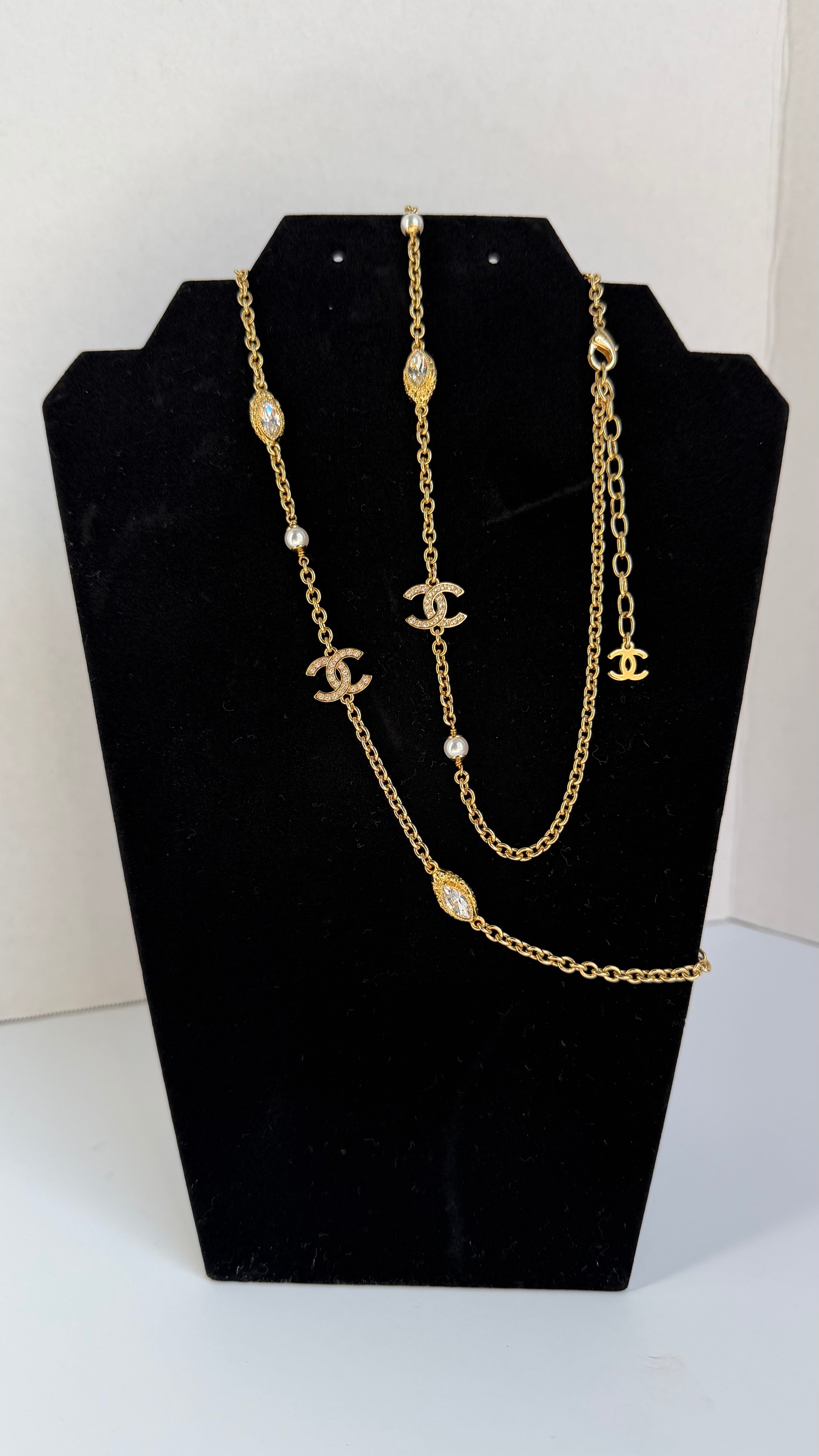 Chanel long necklace